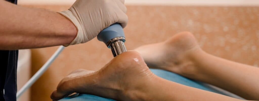 Shockwave Therapy session in Thailand